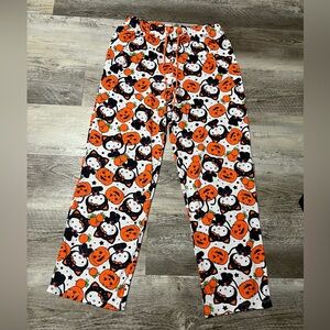 Hello Kitty Halloween Womens Pajama Bottoms